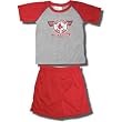 Officially licensed Boston Red Sox "Home Run Hitter" Short Sleeve pajamas for children