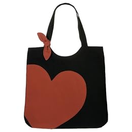 Xhilaration® Tote Bag with Appliqué Heart : Target : groceries shopping different accessories retro