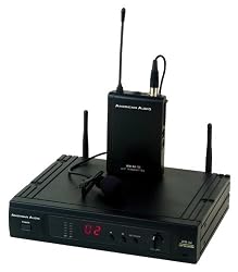 American Audio Wireless Lavalier Microphone with Receiver