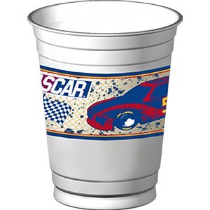 NASCAR Full Throttle 14oz Plastic Cups - 8/Pkg.