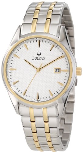 Bulova Men's 98B134 Bracelet Silver White Dial Watch