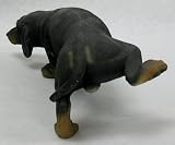 Peeing Dachshund Dog Statue Fire Hydrant Set Garden Yard
