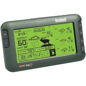 New Bushnell 960072c 7 Day Huntfxi Weather Forecaster Color Changing Backlight Alarm Snooze