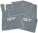 Ford Mustang Licensed Gray GT Rug Floor Mats 2005 2006 2007 2008 2009