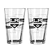 Boelter Brands NHL Los Angeles Kings Satin Etch Pint, 16-Ounce, 2-Pack