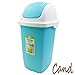 Cand 2 Gallon Plastic Swing-Top Trash Can(Sky Blue)