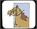 Decorated Mouse Pad with United States, horse, Northwest, equine, animal
