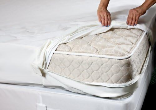 Pillow4you -100% All Cotton Allergy Mattress and Dust Mite Cover (King 12" Deep)