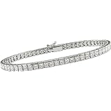 18k Gold 7ct TDW Princess-cut Diamond Bracelet (GHI, I1)