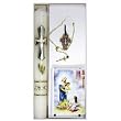Boy's 3 Year Presentation Set in Spanish with Candle, Rosary, and Pendant