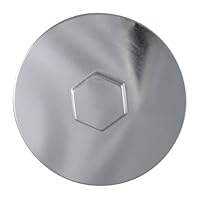 LDR 510 5110 3-Inch Diameter Chrome Plated Drum Trap Cover With Gasket