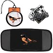 Baltimore Orioles Automotive Package: Emblem, Air Freshner & CD Visor
