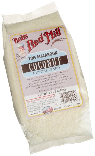 Bobs Red Mill Fine Macaroon Coconut Unsweetended, 12-Ounce Bags (Pack of 4)