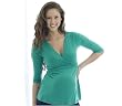 Matte Jersey Obi Styled Wrap Front Top