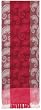 Hand Woven Elegant Jacquard 100% Cotton Paisley Pink and White Table Runners 12x72 Inches Set of Two