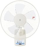 YAMAZEN 30cm壁掛扇風機リモコン WX-AH30(W) ホワイト