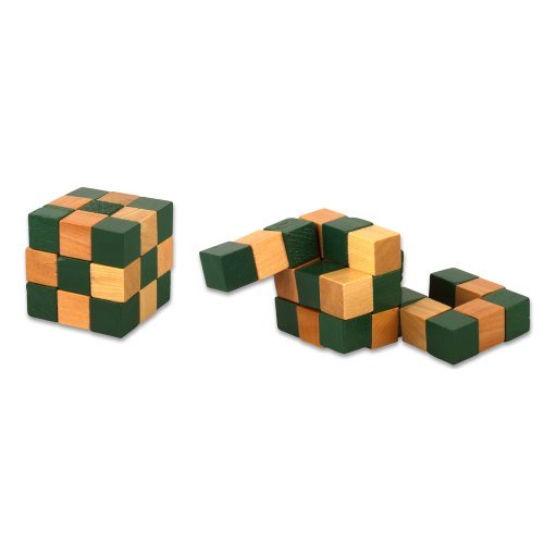 Rhode Island Novelty Wood Magic Cube Puzzle- 2 inches