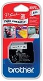 Brother MK221 P-Touch Tape 9mm Black on White