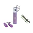 California Exotics / Swedish Erotica Turbo 8 Accelerator Double Bullets Lush Lavender Adult Sex Toy Kit
