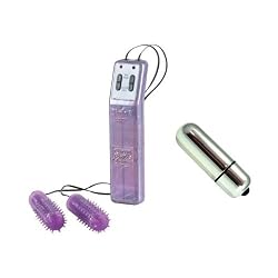 California Exotics / Swedish Erotica Turbo 8 Accelerator Double Bullets Lush Lavender Adult Sex Toy Kit
