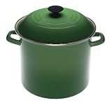 Le Creuset Enamel-on-Steel 8-Quart Covered Stockpot, Fennel