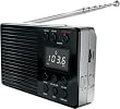 SuperSonic SC-1099 Black Digital AM FM Portable Mini Pocket Radio - SC1099