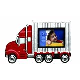 Prinz 3-1/2-Inch by 2-1/2-Inch Semi Truck Red Frame