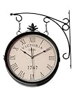 Details zu "AMSTYLE Design Uhr Victoria Station beidseitiges Ziffernblatt 30cm Retro Bahnhofsuhr Wanduhr Hängeuhr" Details zu "AMSTYLE Design Uhr Victoria Station beidseitiges Ziffernblatt 30cm Retro Bahnhofsuhr Wanduhr Hängeuhr"