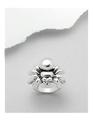 spider ring by Continental Couture In 92.5 Sterling Silver Ring