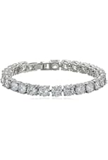 Nina Doniell Classic Cubic Zirconia Tennis Bracelet