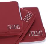 Tucano Box Second Skin Neopren-H&uuml;lle f&uuml;r Notebooks 39,1 cm (15,4 Zoll), burgunder
