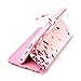 iPhone 6 Plus, LUNIWEI Flip Wallet Heart Dotted Card Slot 5.5 Inch Case Co...