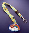Care Bears Yellow Lanyard Keychain