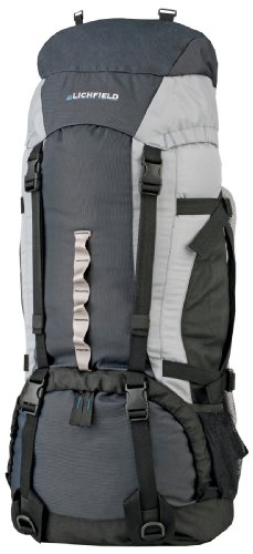 Lichfield Explorer 60+10 Rucksack Charcoal