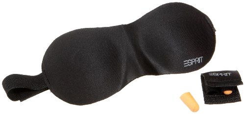 ESPRIT Eye-Shades with Ear Plugs , black