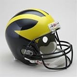 Michigan Wolverines Riddell Deluxe Replica Helmet
