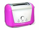 Morphy Richards Accents 44385 2 Slice Toaster, Pink