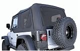 Rampage Products 99717 & 699617 Soft Top, OEM Replacement, w/ Door Skins, 97-06 Jeep Wrangler, Denim Spice w/ both Clear & Tint Windows