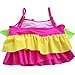 Wildwalk Cute Baby Girl Rainbow Swimwear Bikini Onesie