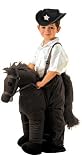 Charm Plush Black Horse Costume