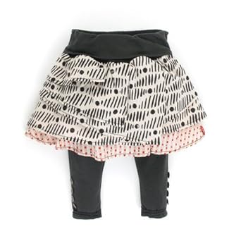 Jean Bourget Skirt with Leggings