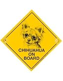 Eigenschaften shark-toys  / Chihuahua on Board - Adventure Schild mit Saugnapf - Auto Hund Hunde Spaß Geschenk Deko