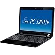 ASUS Eee PC Seashell 1201N-PU17-BK 12.1-Inch Black Netbook - 5 Hours of Battery Life