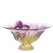 Daum Glass - Floral Collection - Irises Large Bowl