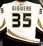 J.S. Giguere Signed Anaheim Ducks Black Reebok Premier Jersey