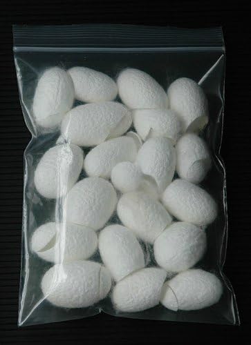 Silk Natural 50 Cocoon for Facial Massage &amp; Scrub From Thailand