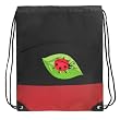 Cute Ladybugs Drawstring Bag Backpack Red Draw String Back Pack - For Boys Girls Students or Adults