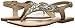 Naughty Monkey Women's Lotus Flat Dress Sandal
