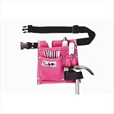 Bourn Tough LP-34 5 POCKET SUEDE LEATHER PINK TOOL BELT POUCH