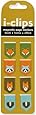 Woodland Friends i-clip Magnetic Page Markers (Set of 8 Magnetic Bookmarks)